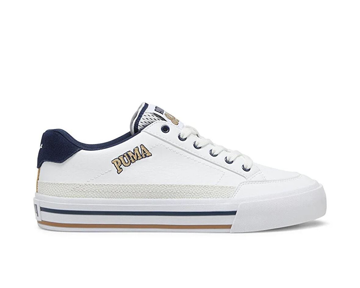 Puma Court Classic Vulc Retro C Erkek Günlük Ayakkabı 39508901 Beyaz