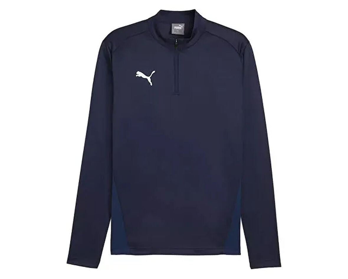 Puma Teamgoal Training 1/4 Zip To Erkek Futbol Antrenman Uzun Kollu Üst 65862906 Lacivert
