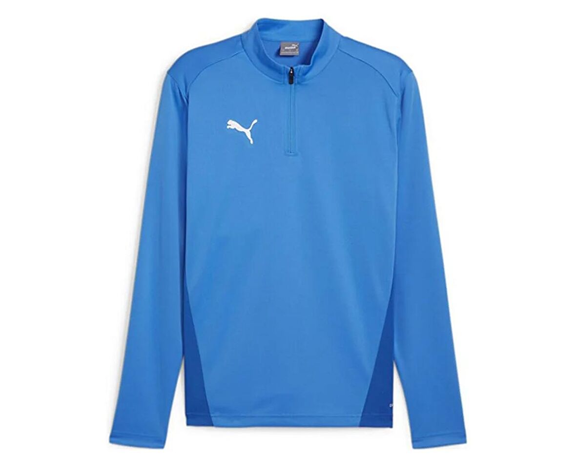 Puma Teamgoal Training 1/4 Zıp Top Erkek Futbol Antrenman Sweatshirts 65862902 Mavi