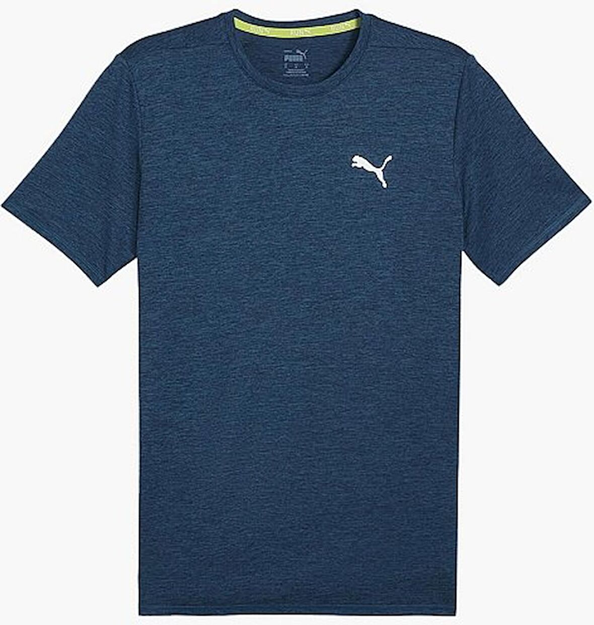Puma RUN FAVORITE HEATHER TEE M Mavi Erkek Tshirt