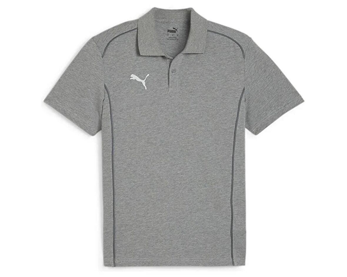 Puma Teamfinal Casuals Polo Erkek Futbol Antrenman Polo Tişörtü 65853533 Gri