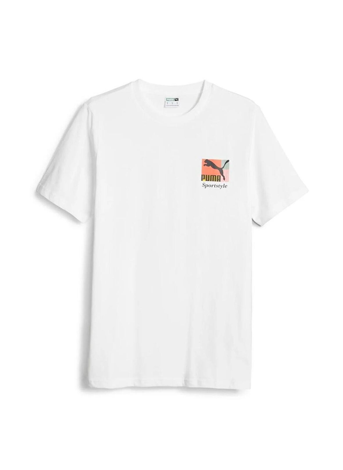Puma Desenli Sarı Erkek T-Shirt 67996538-CLASSICS BRND LOVE AOP Tee