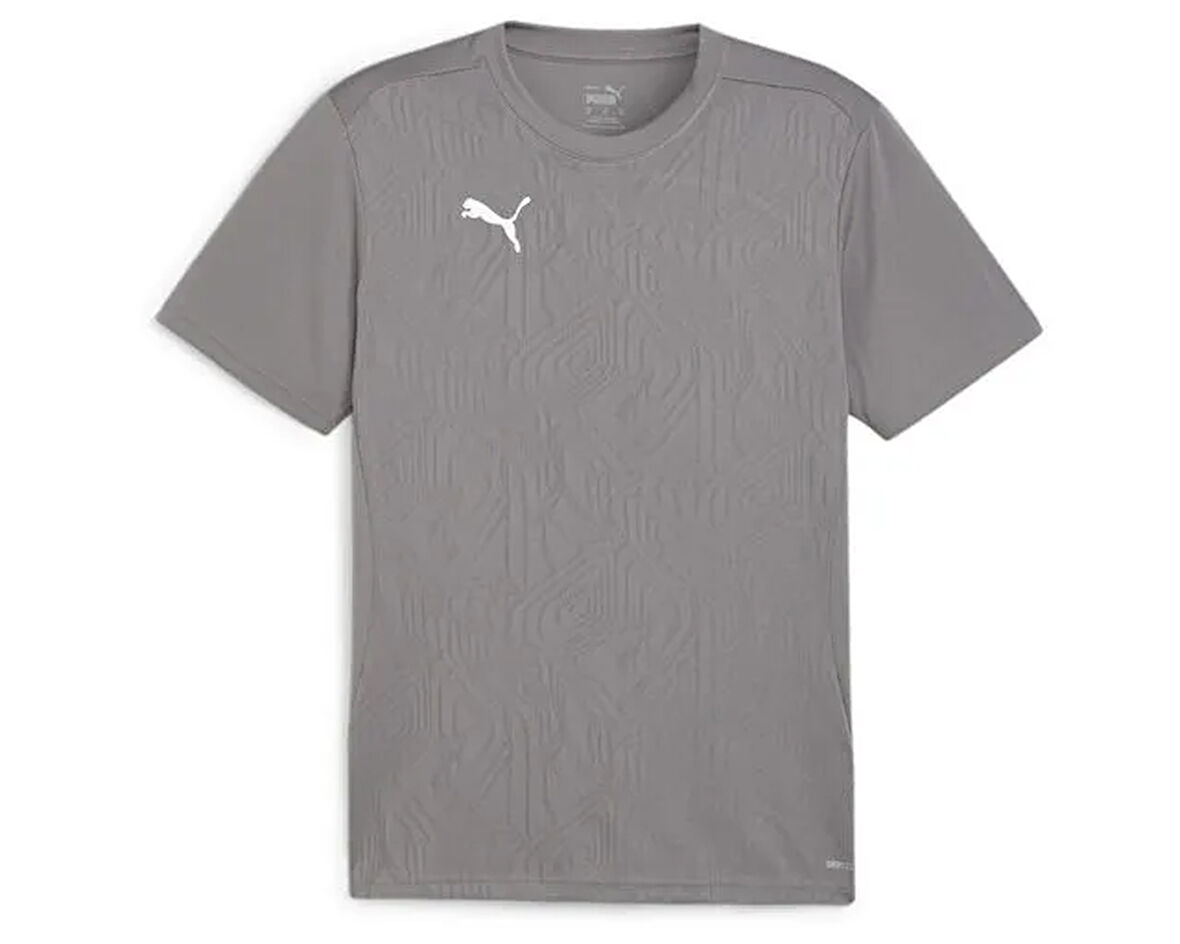Puma Teamfinal Training Jersey Erkek Futbol Antrenman Tişörtü 65855713 Gri