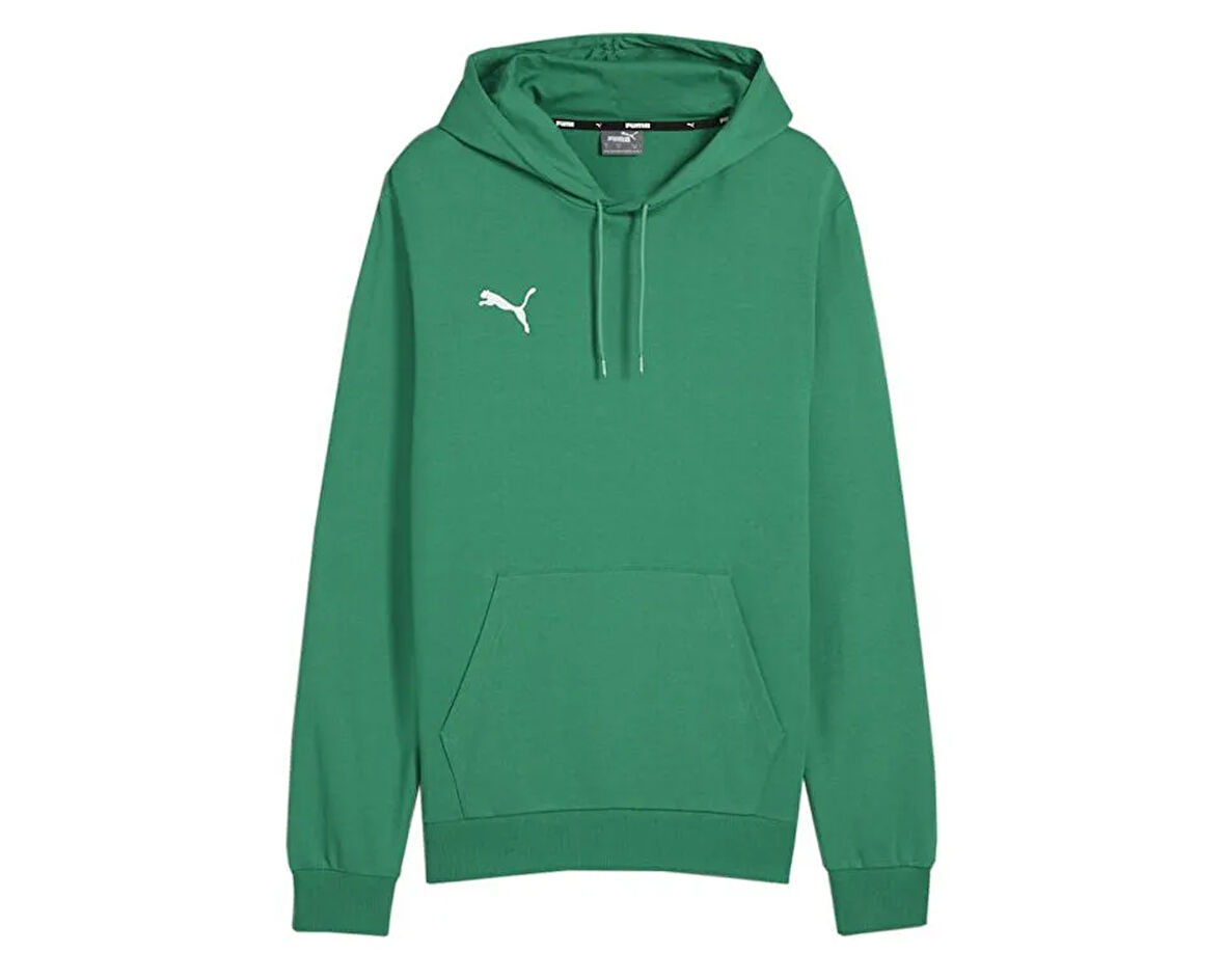 Puma Teamgoal Casuals Hoody Erkek Futbol Antrenman Sweatshirts 65861805 Yeşil