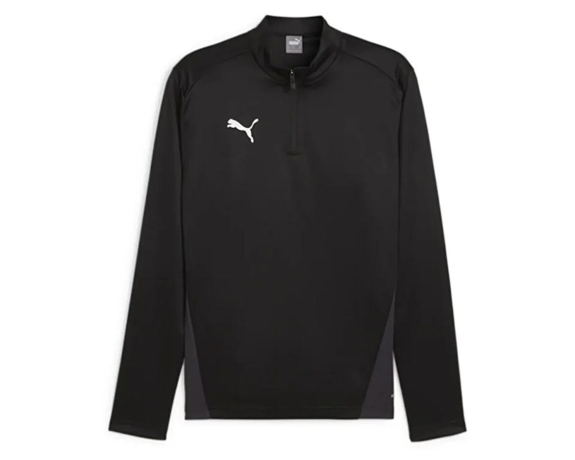Puma Teamgoal Training 1/4 Zıp Top Erkek Futbol Antrenman Sweatshirts 65862903 Siyah