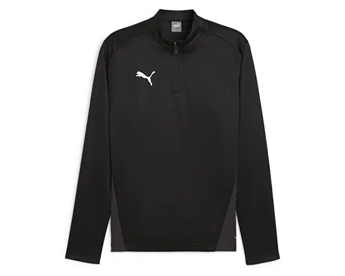 Puma Teamgoal Training 1/4 Zıp Top Erkek Futbol Antrenman Sweatshirts 65862903 Siyah