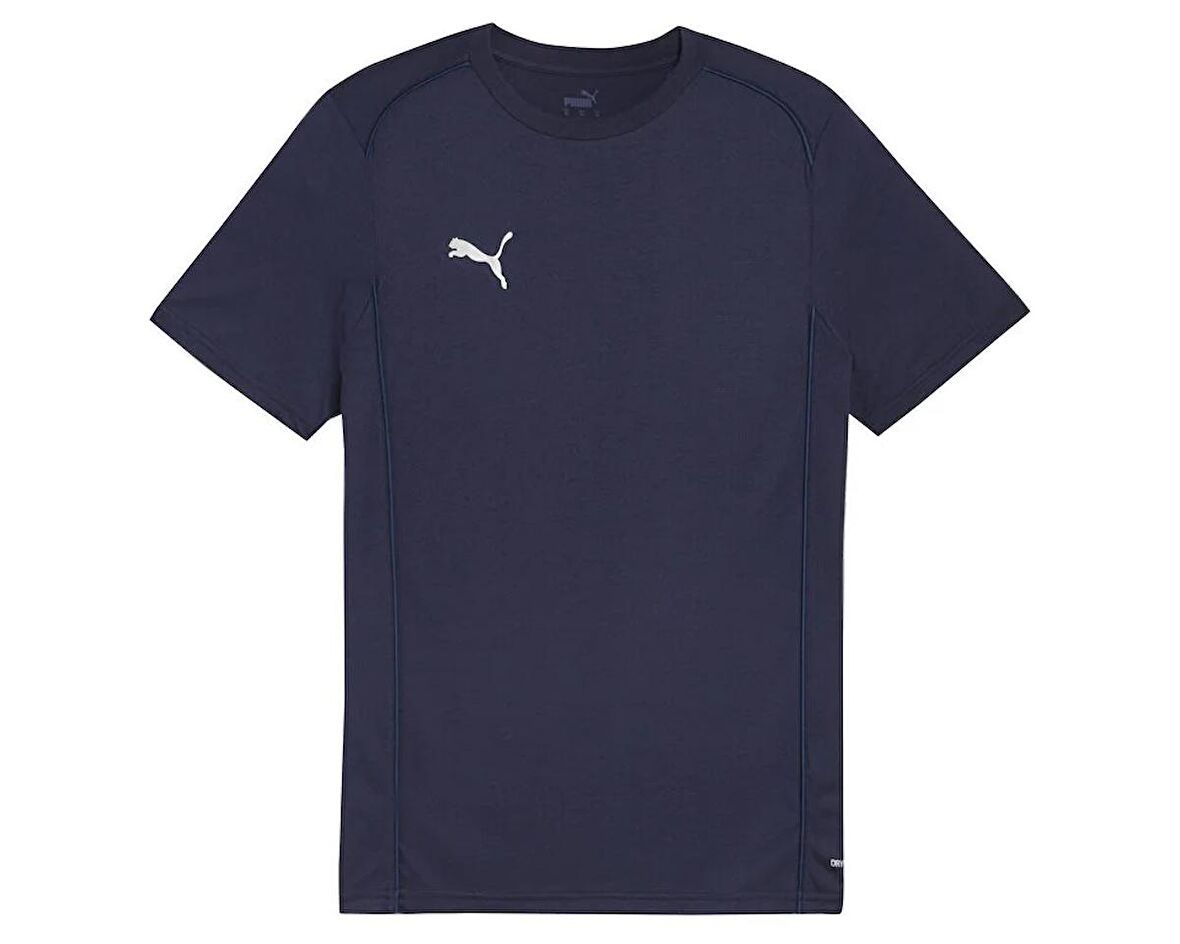 Puma Teamfinal Casuals Tee Erkek Futbol Tişörtü 65854406 Mavi