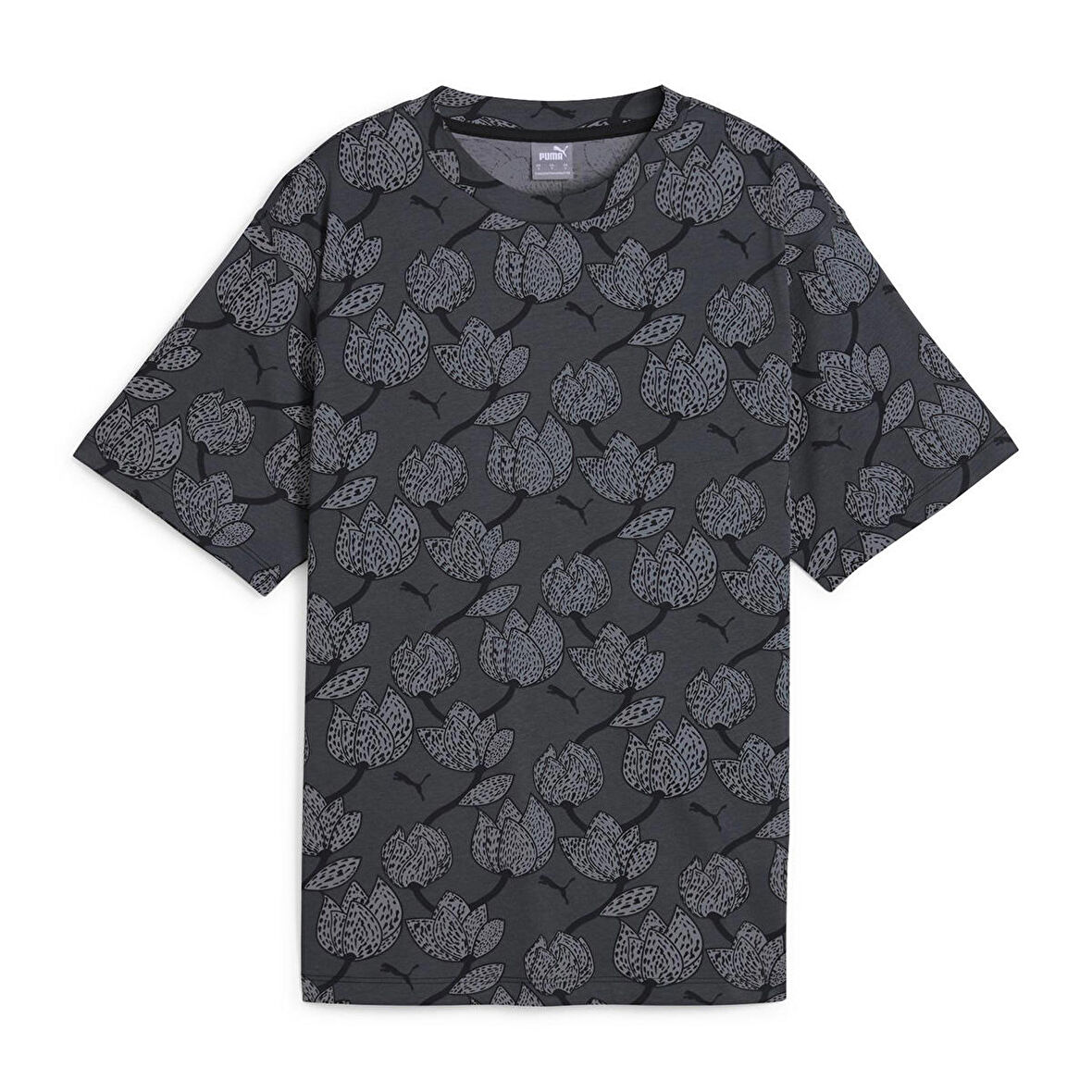 Essentials+ Kadın Siyah Günlük Stil T-Shirt 67949301