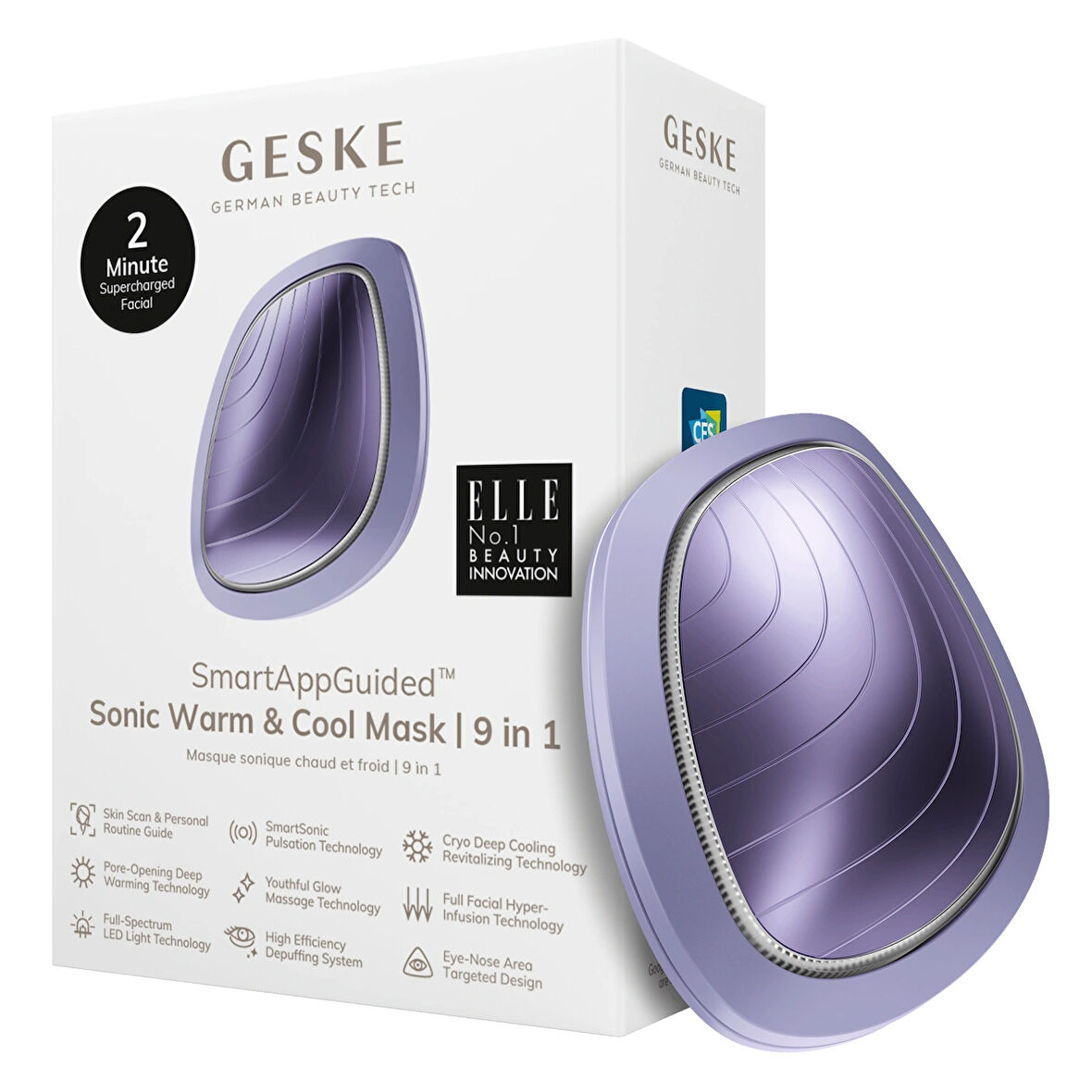 Titreşimli, Soğutma ve Isıtmalı, Led Terapili Yüz Maskesi Bakım Cihazı | Sonic Warm & Cool Mask 