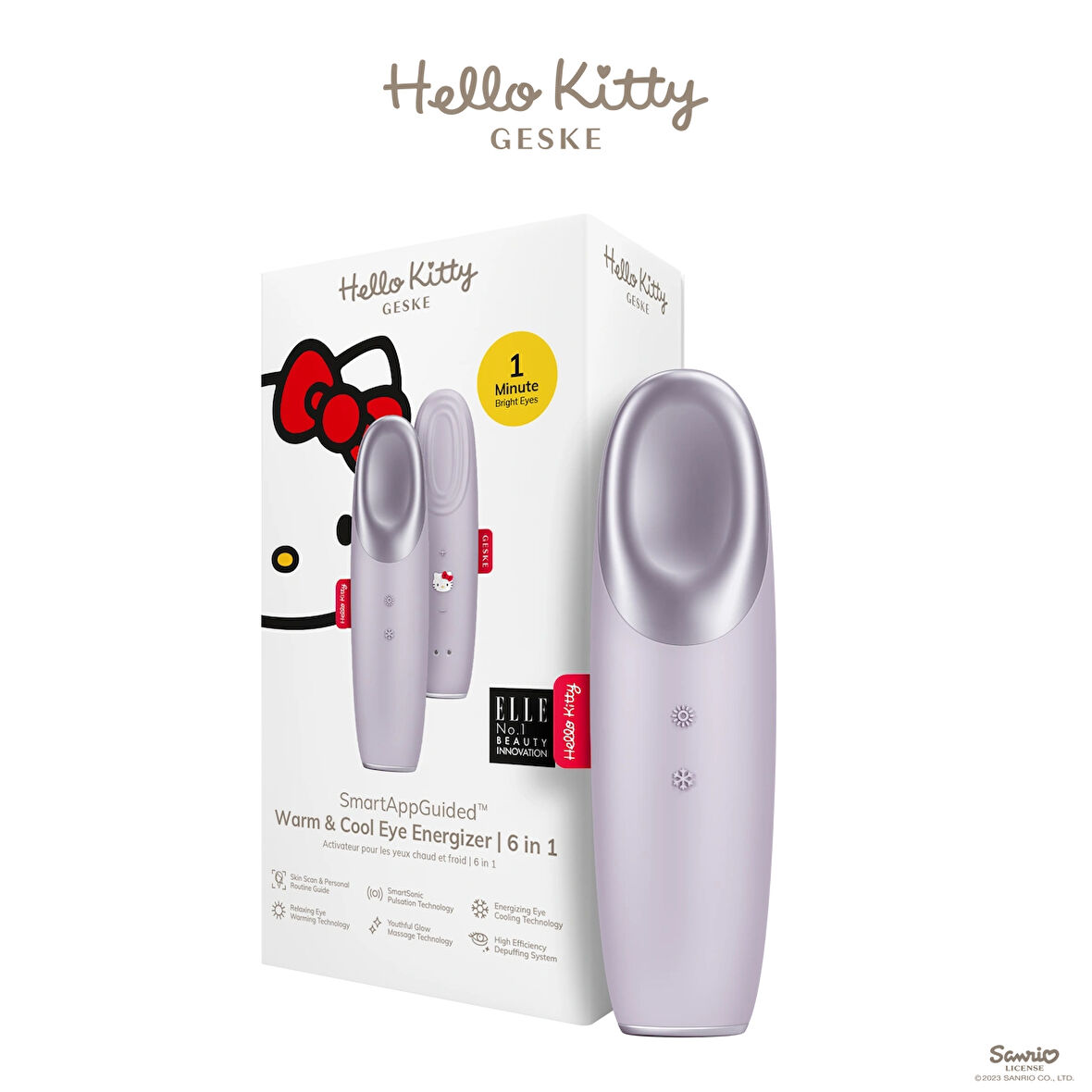 Hello Kitty Soğutma Ve Isıtma Sağlayan Akıllı Göz Çevresi Masaj Cihazı | Warm & Cool Eye Energizer