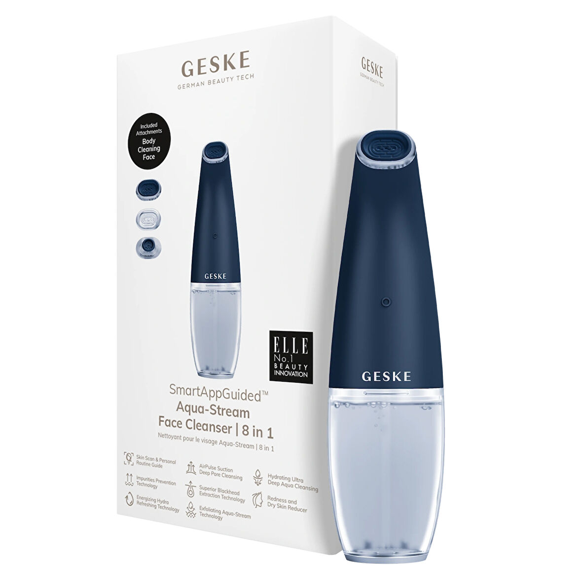  Aqua-Stream Çift Başlıklı Siyah Nokta ve  Yüz Temizleme Cihazı | Aqua-Stream Face Cleanser 