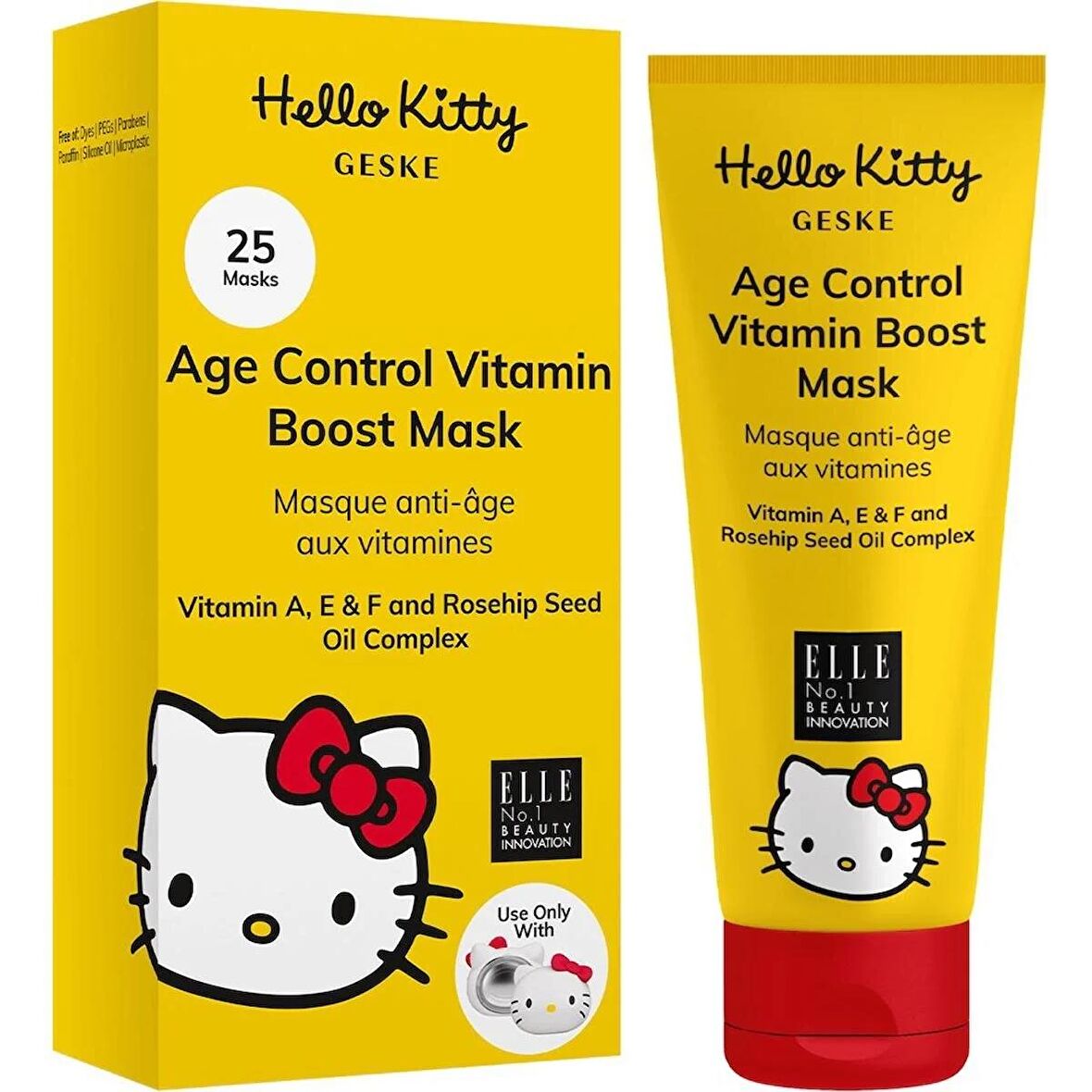 Geske Age Control Vitamin Boost Mask-Head (Anti-Age Vitamin Kompleks İçeren Maske)