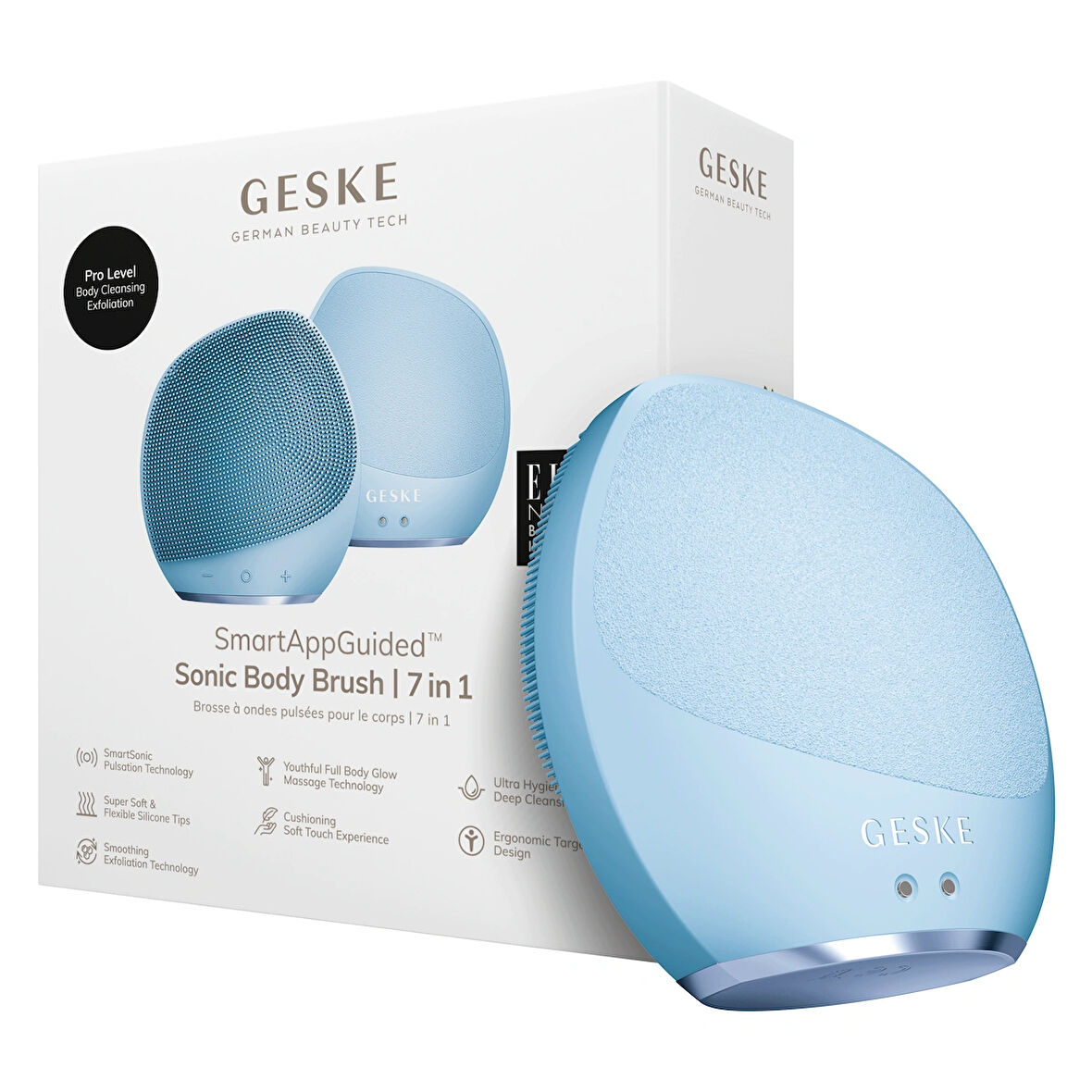 Titreşimli Vücut Fırçası Ve Yoğun Eksfoliyatör | Sonic Body Brush & Intensive Exfoliator