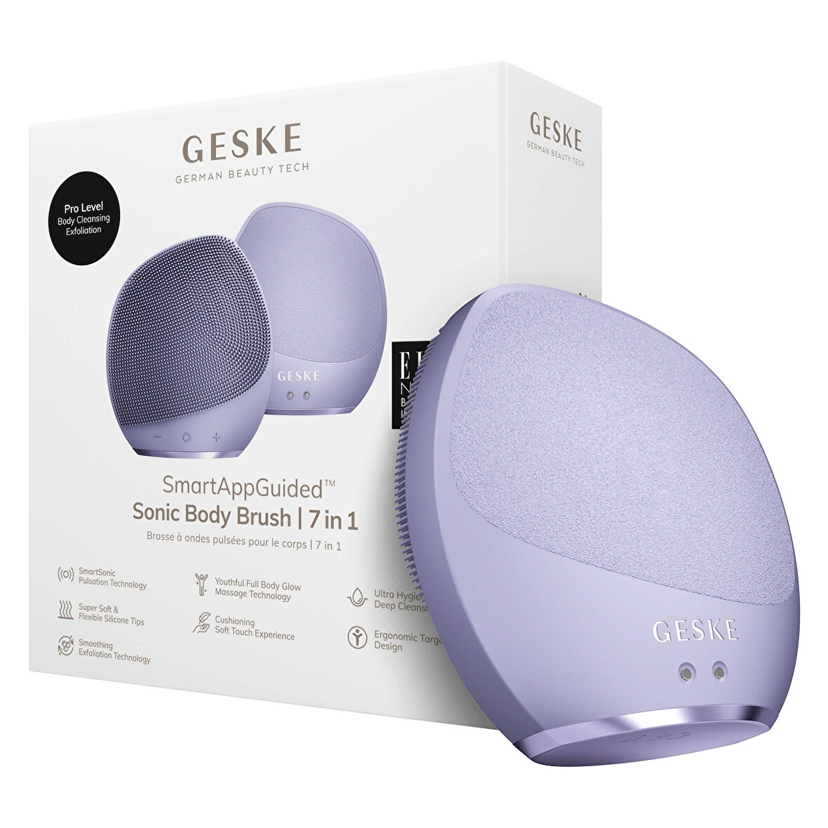 Titreşimli Vücut Fırçası Ve Yoğun Eksfoliyatör | Sonic Body Brush & Intensive Exfoliator