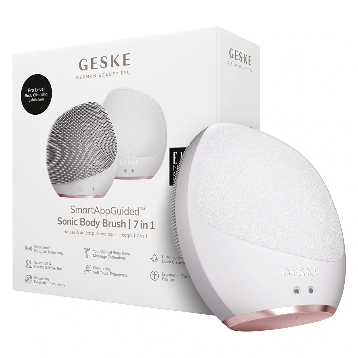 Titreşimli Vücut Fırçası Ve Yoğun Eksfoliyatör | Sonic Body Brush & Intensive Exfoliator