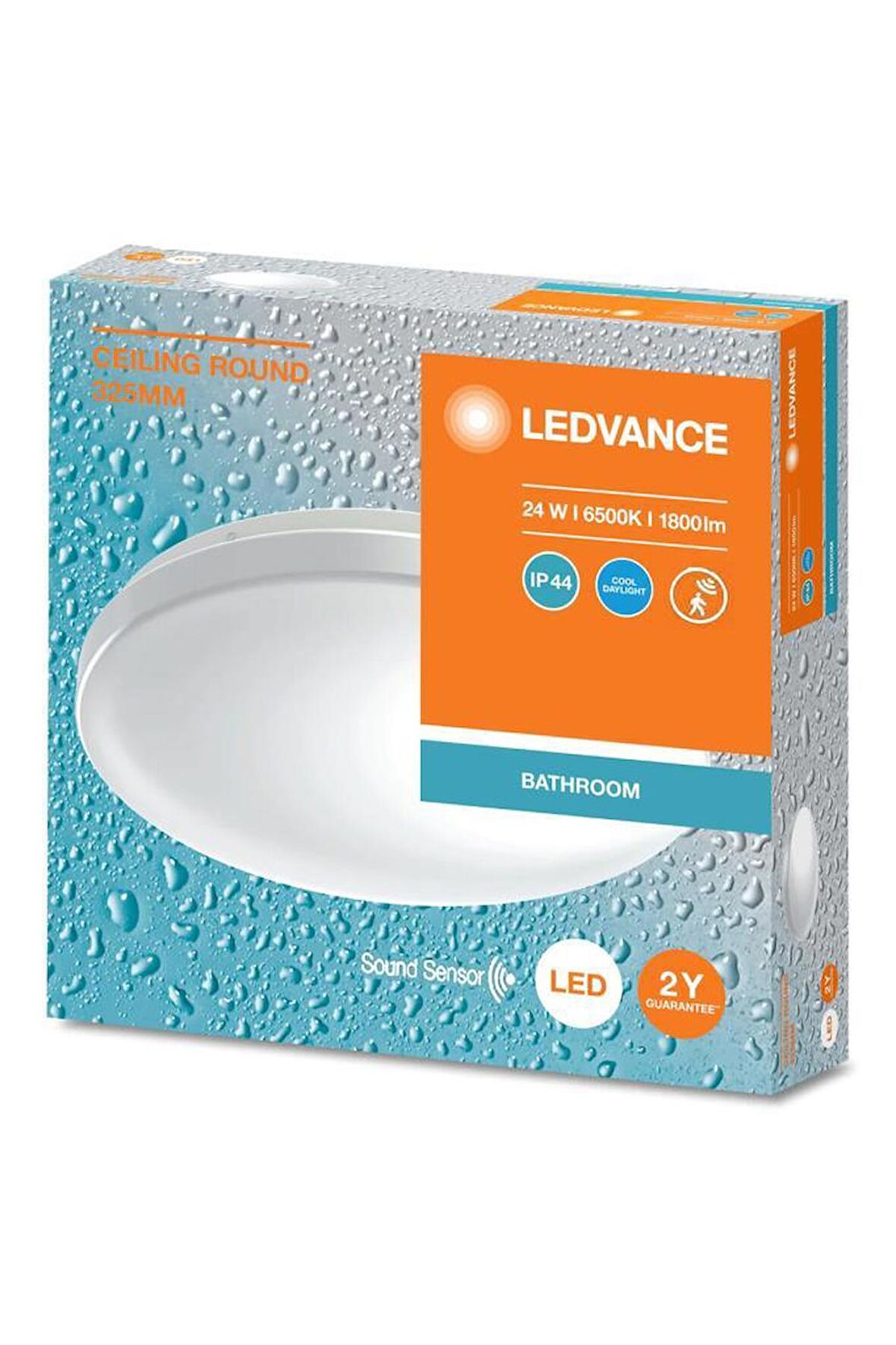 Ledvance 24W Ses Sensörlü Led Plafonyer 6500K Beyaz Işık 32,5 cm Tavan Armatür 