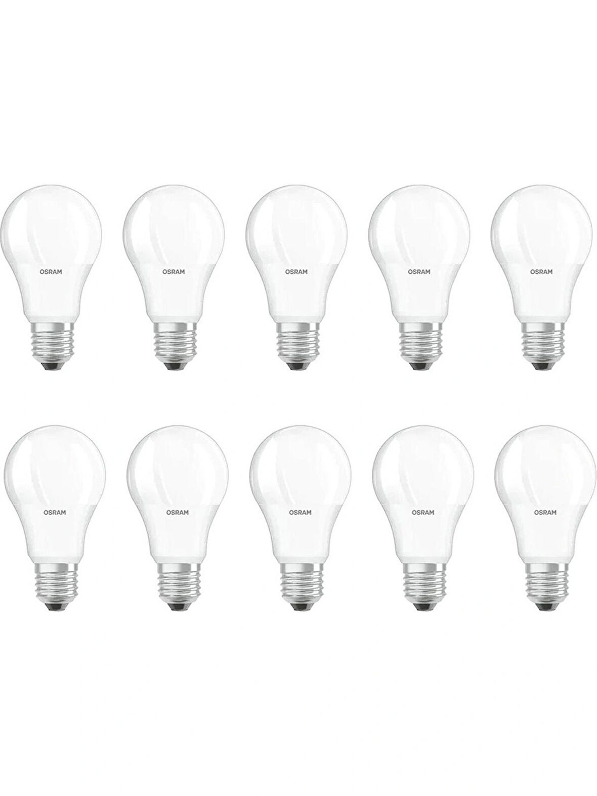 OSRAM 8,5W 806 lm E27 Duylu Beyaz Işık Ampul  10lu paket