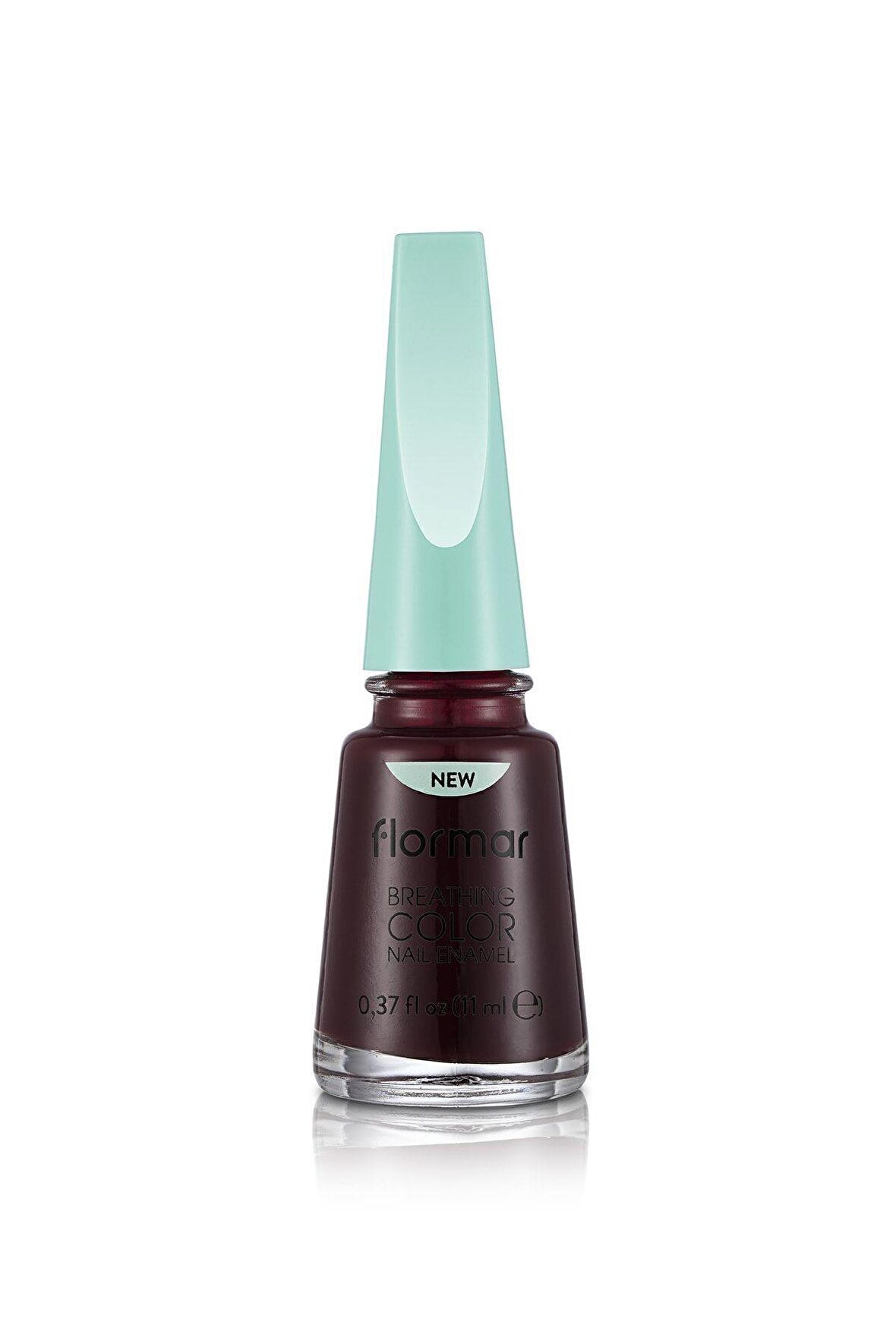 Flormar Nefes Alan Parlak Oje- Breathing Color Nail Enamel- 012 Burgundy- 8682536032636