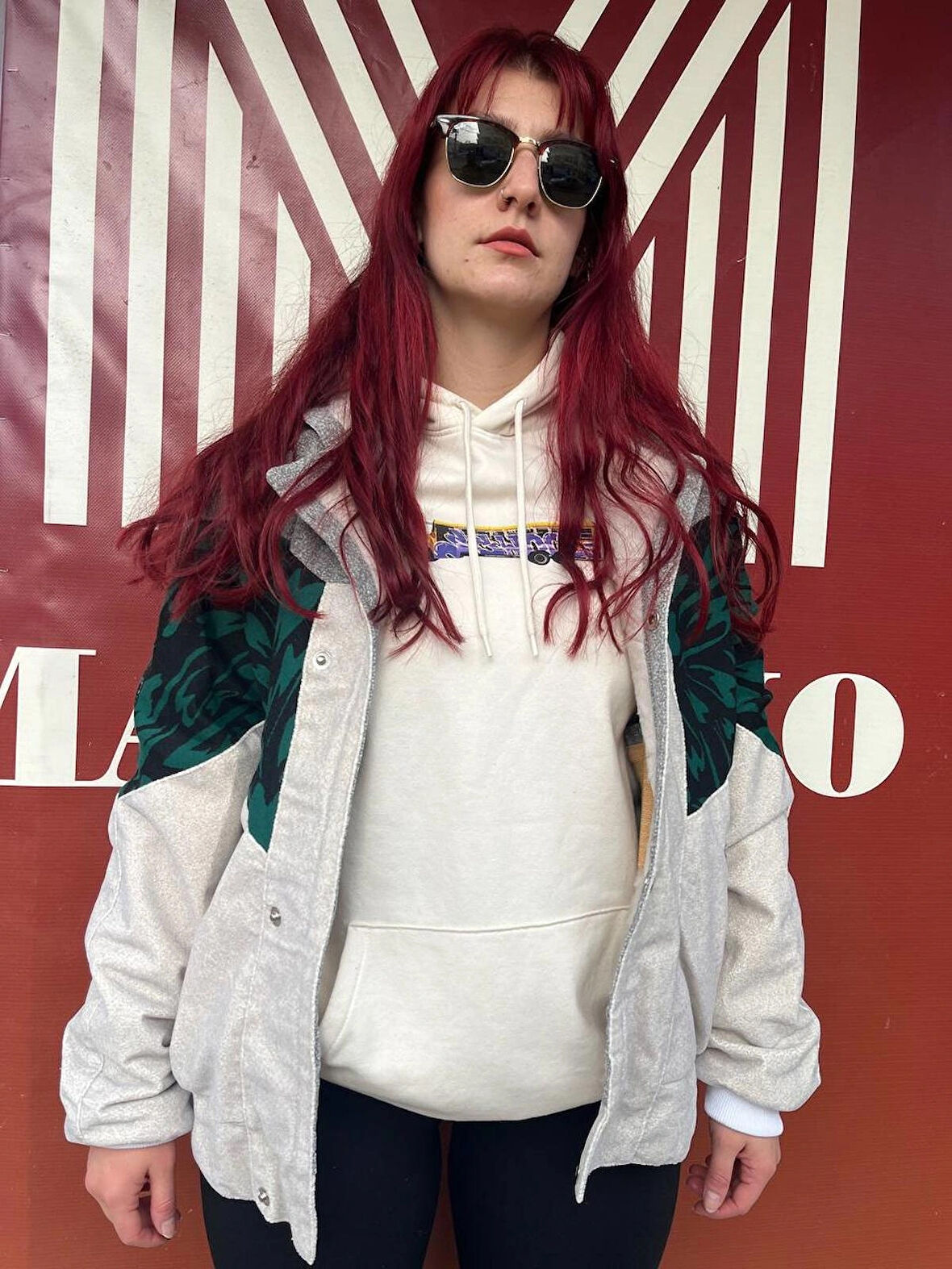Vintage Oversize Retro Etnik Desenli Kürklü Ceket Gksb4