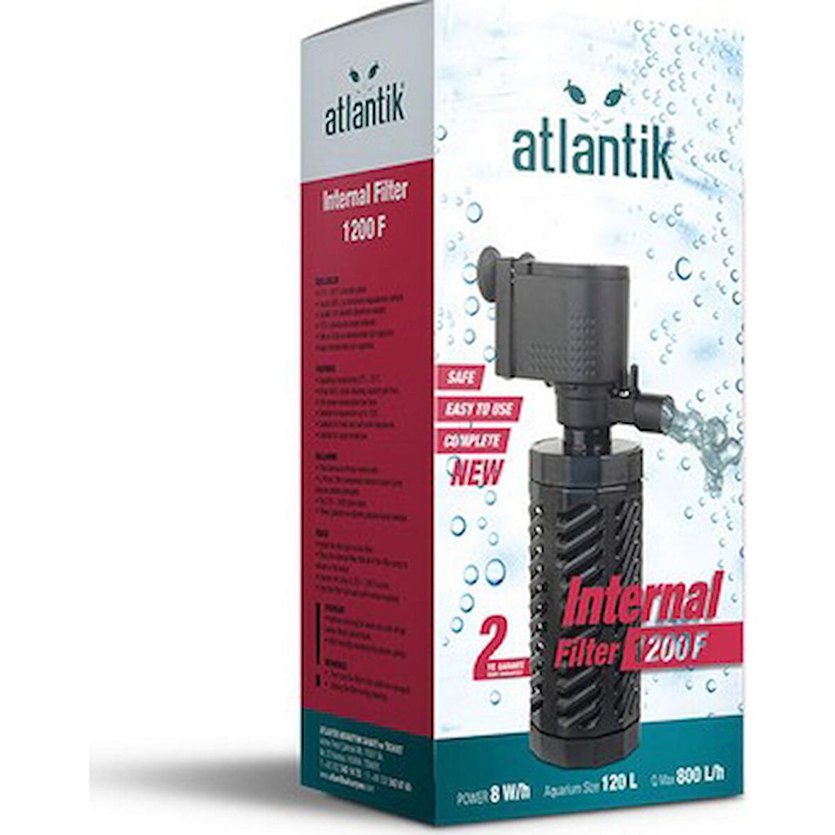 ATLANTİK 1200F 8W 800LT