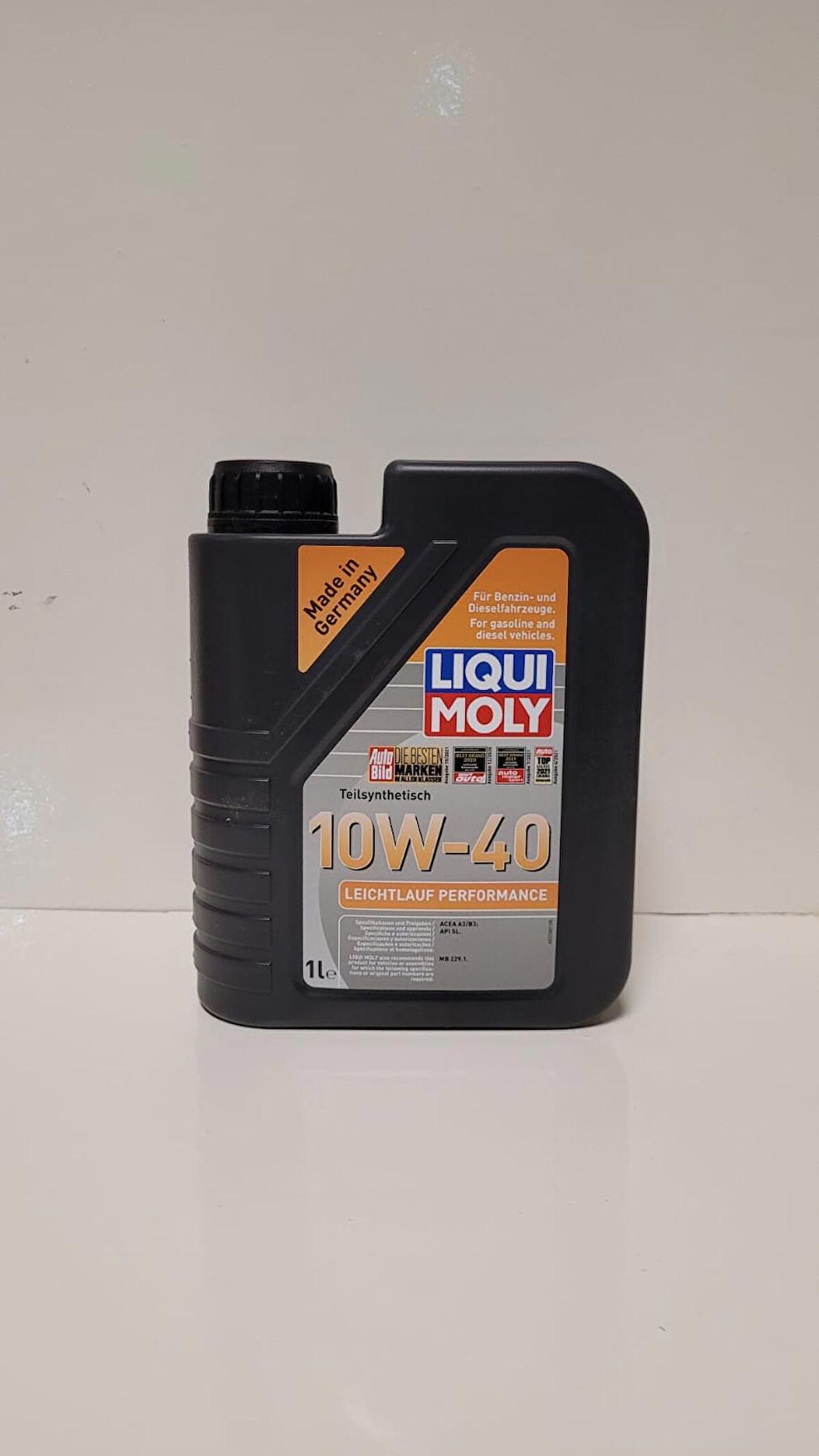 Liqui Moly Leichtlauf Performance 10W-40 Motor Yağı 1 Litre (Üretim Yılı - 2021)