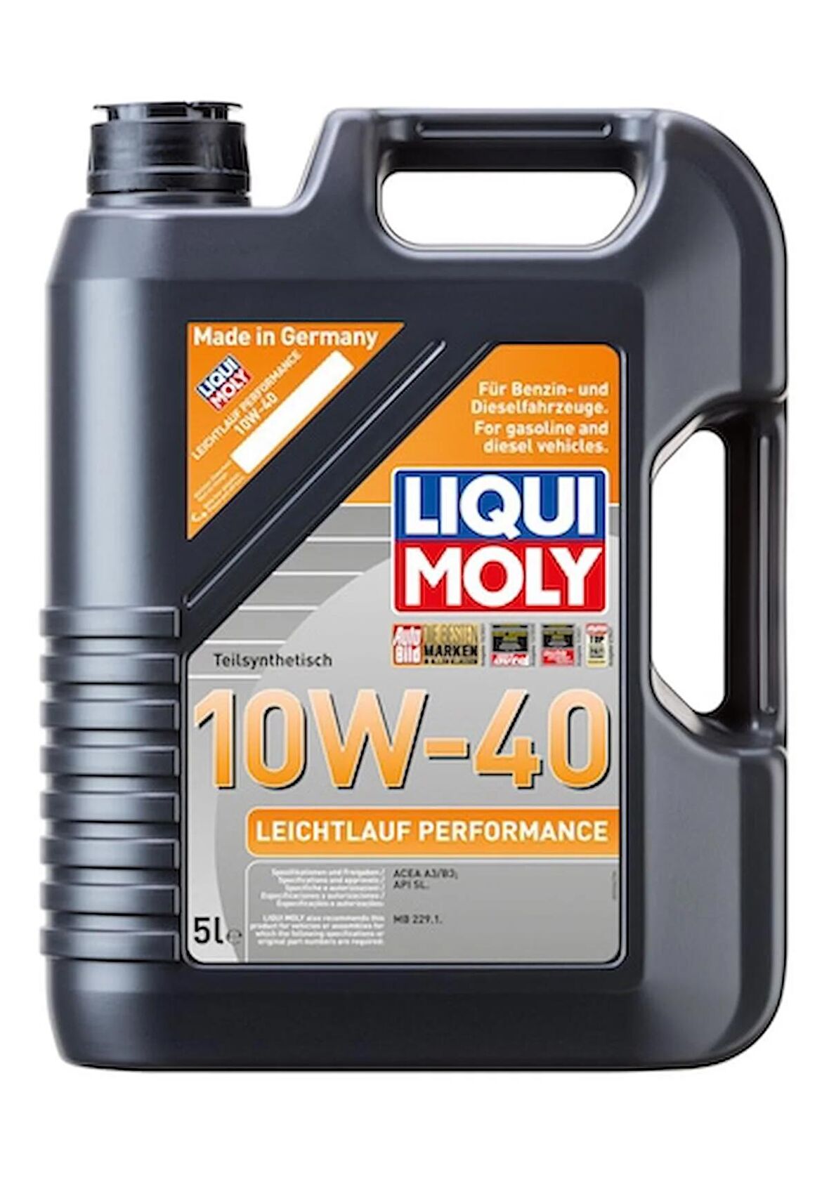 Liqui Moly Leichtlauf Performance 10W-40 Motor Yağı 5 Litre (Üretim Yılı - 2023)