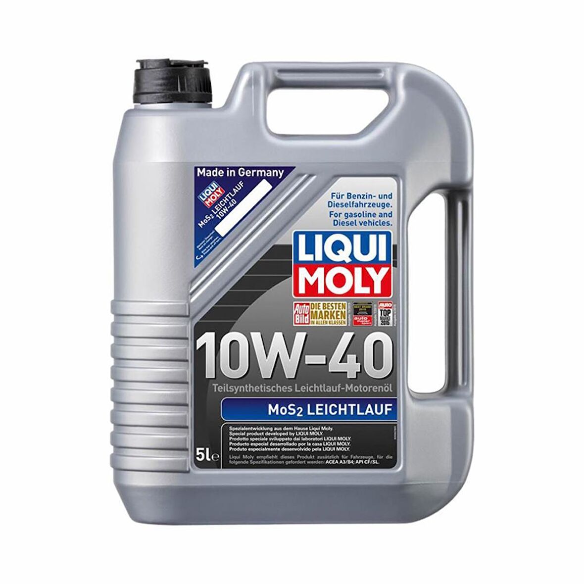 Liqui Moly Mos2 Leichtlauf 10W-40 Motor Yağı 5 Lt (2184)