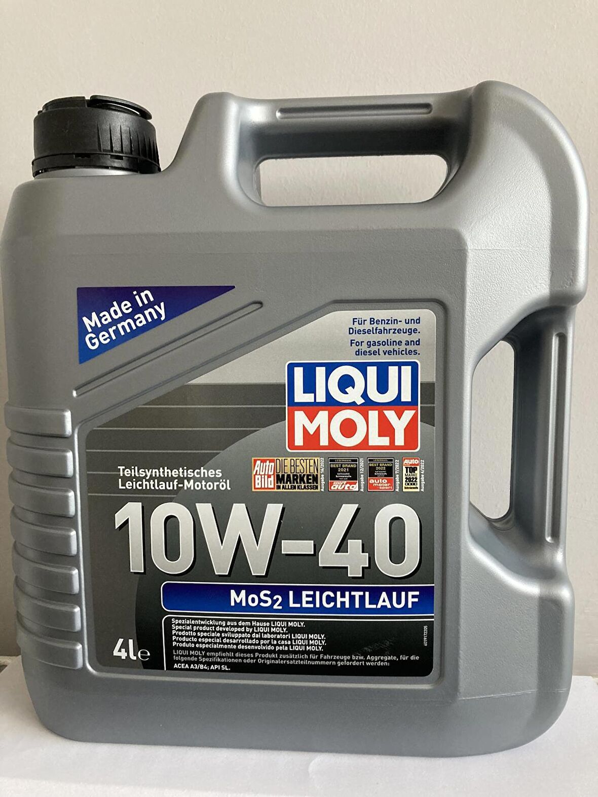 LIQUI MOLY MOS2 LEICHTLAUF 10W-40 MOTOR YAĞI 