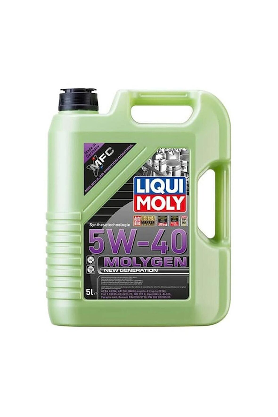 Liqui Moly Molygen New Generation 5W-40 Motor Yağı 5 Litre (Üretim Yılı - 2023)