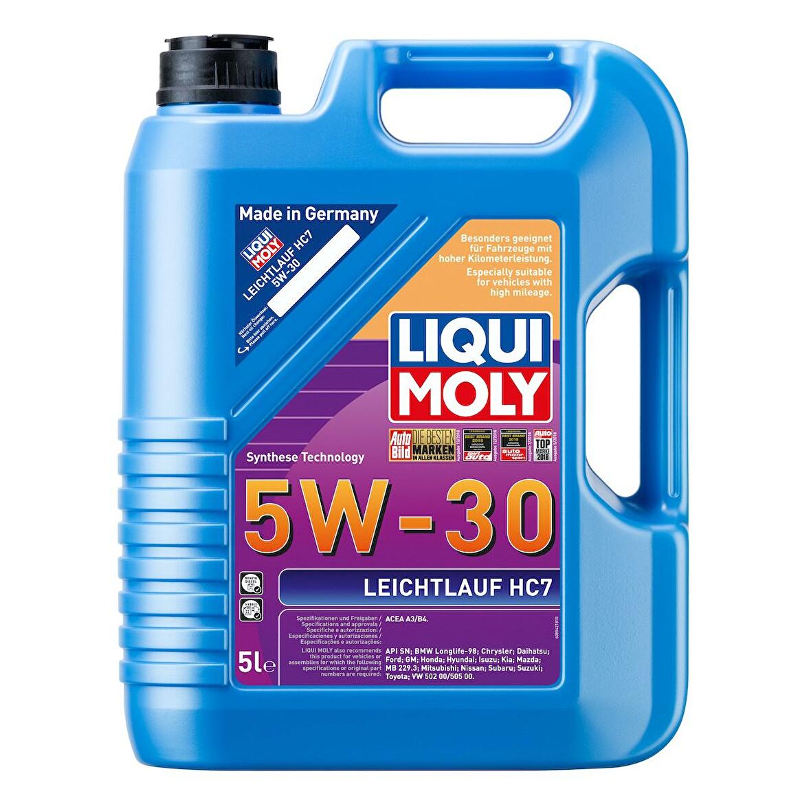 Liqui Moly Leıchtlauf Hc7 5W-30 Sentetik 5 lt DPF Benzin-Dizel Motor Yağı 