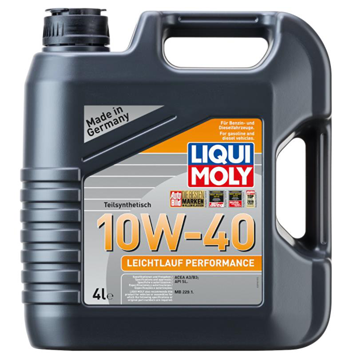 Liqui Moly Leichtlauf Performance 10W-40 Motor Yağı 4 Litre LM 8998 (Üretim Yılı - 2023)