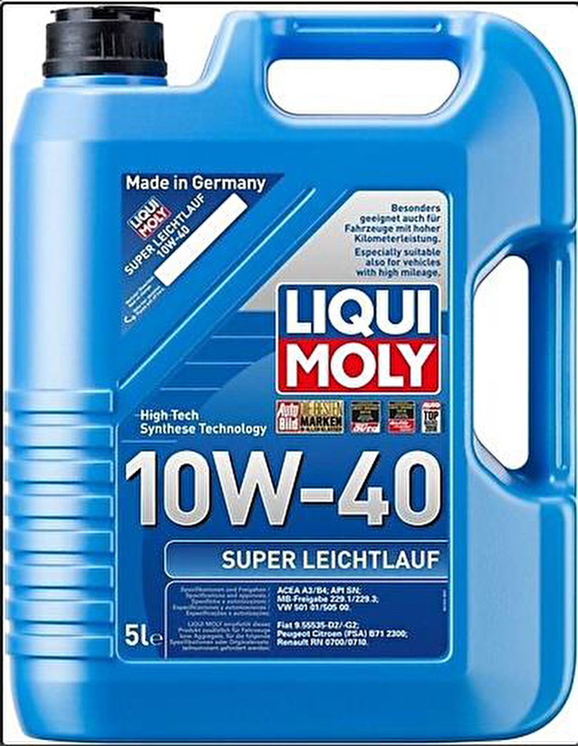 Liqui Moly Süper Leichtlauf 10W-40 Sentetik Motor Yağı 5 litre (Üretim Yılı - 2024) 