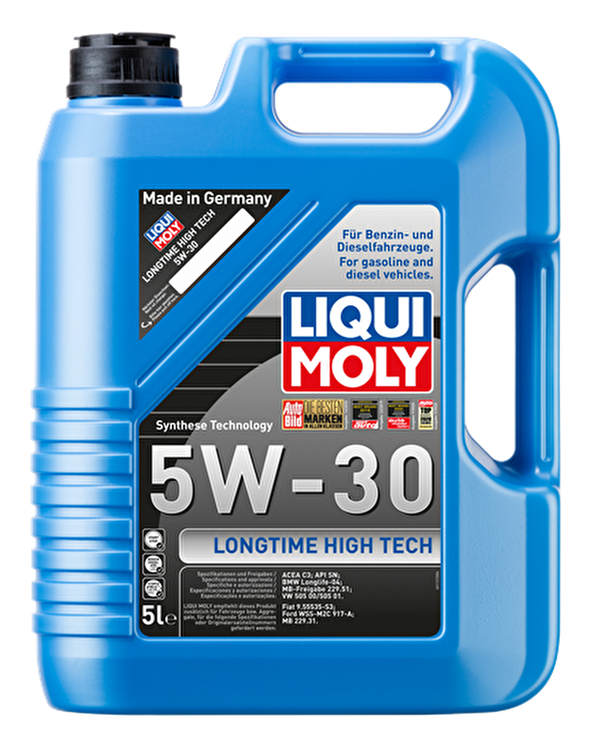 Liqui Moly Longtıme Hıgh Tech 5W-30 Sentetik 5 lt DPF Benzin-Dizel Motor Yağı 