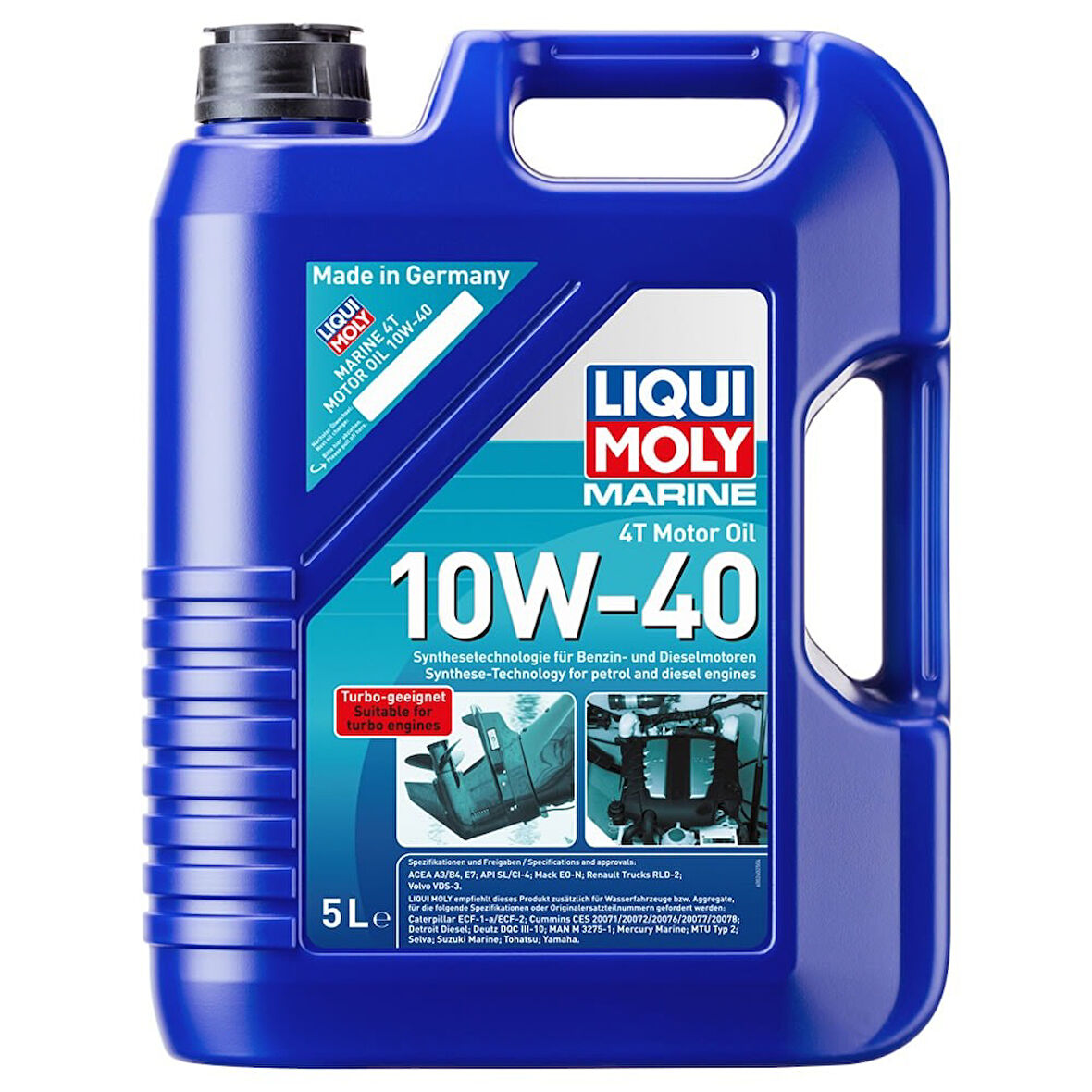 Liqui Moly Marine 4T 10W40 5 Lt Tekne Motor Yağı (25013)