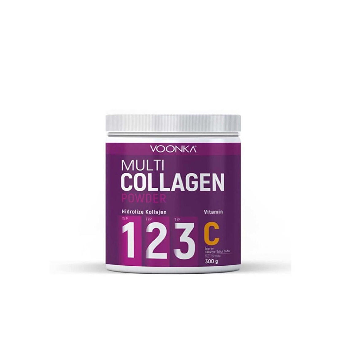 Voonka Multi Collagen Powder + Vitamin C 300 gr