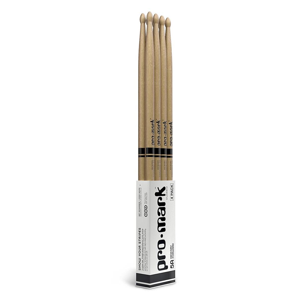 TX5AW-4P Wood Tip Hickory 4 lü Baget - Bateri Çubuğu