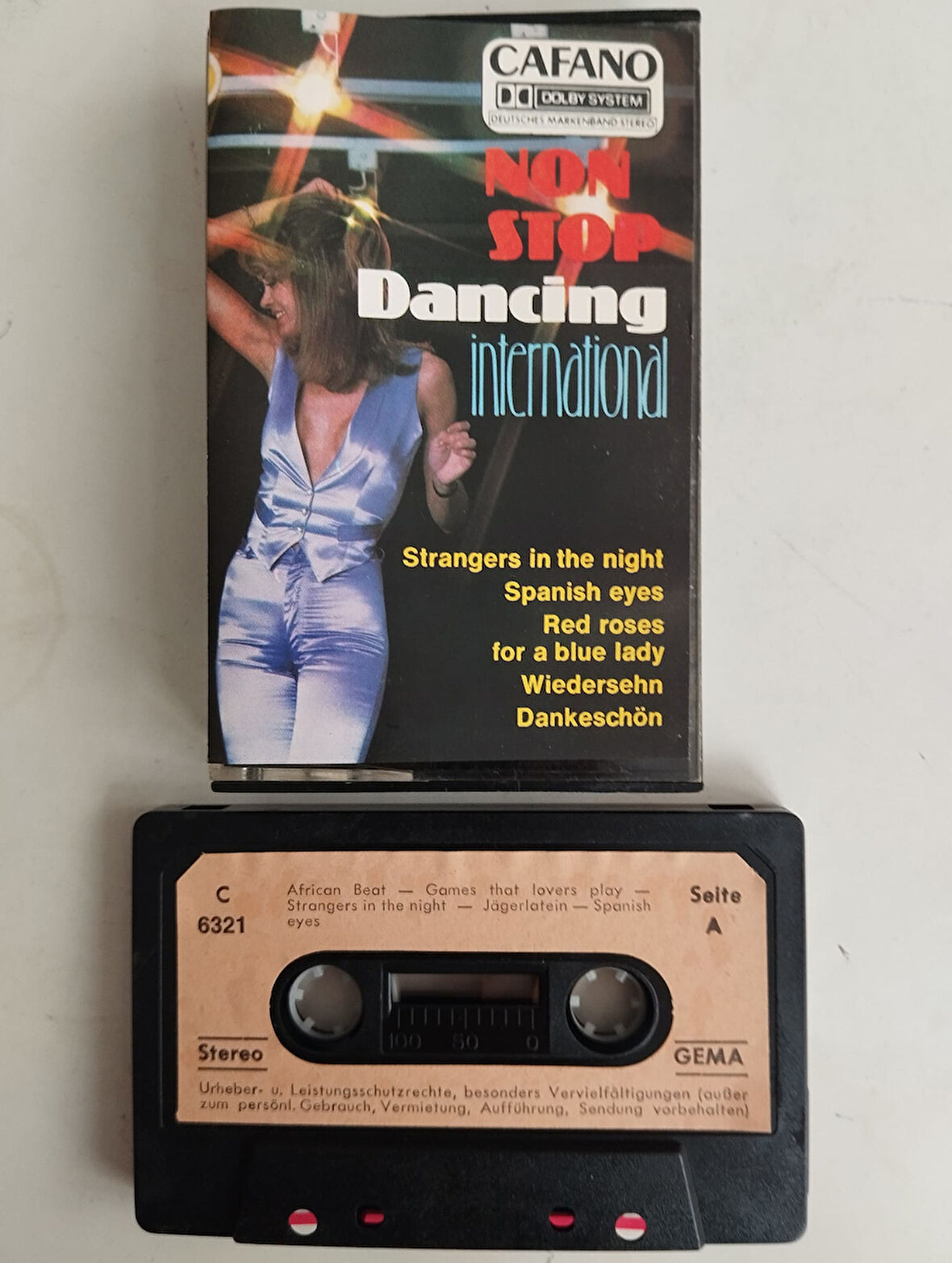 Non StopDancing International (Dankeschön-Spanish Eyes) -  Almanya Basım Kaset Albüm-2.EL