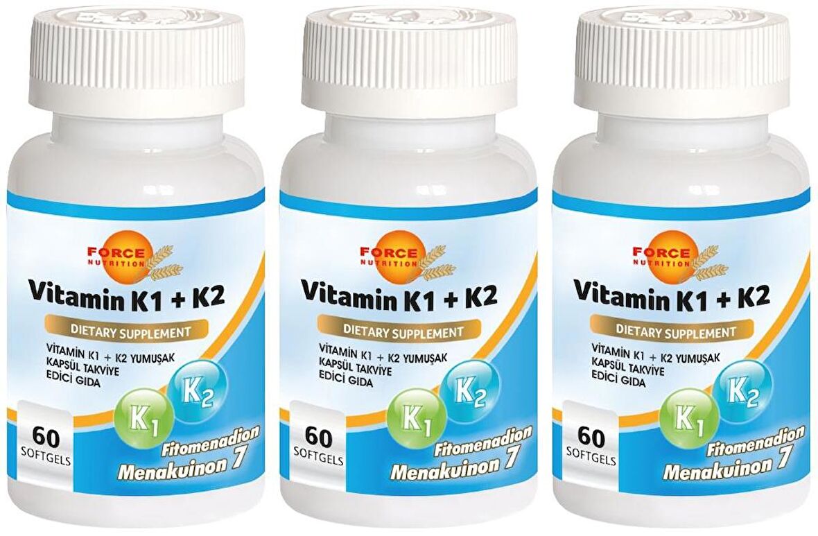 Vitamin K1 Vitamin K2 3x60 Softgel