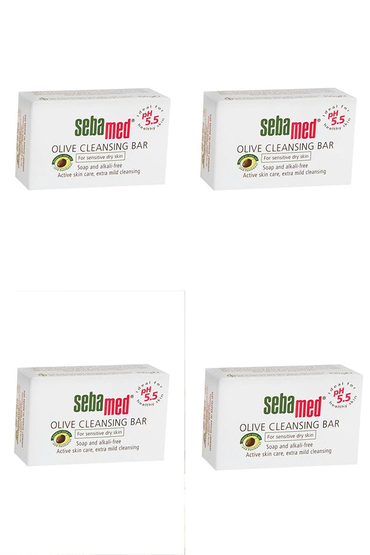 Sebamed Kompakt Zeytinyağlı Sabun 150 g 4lü