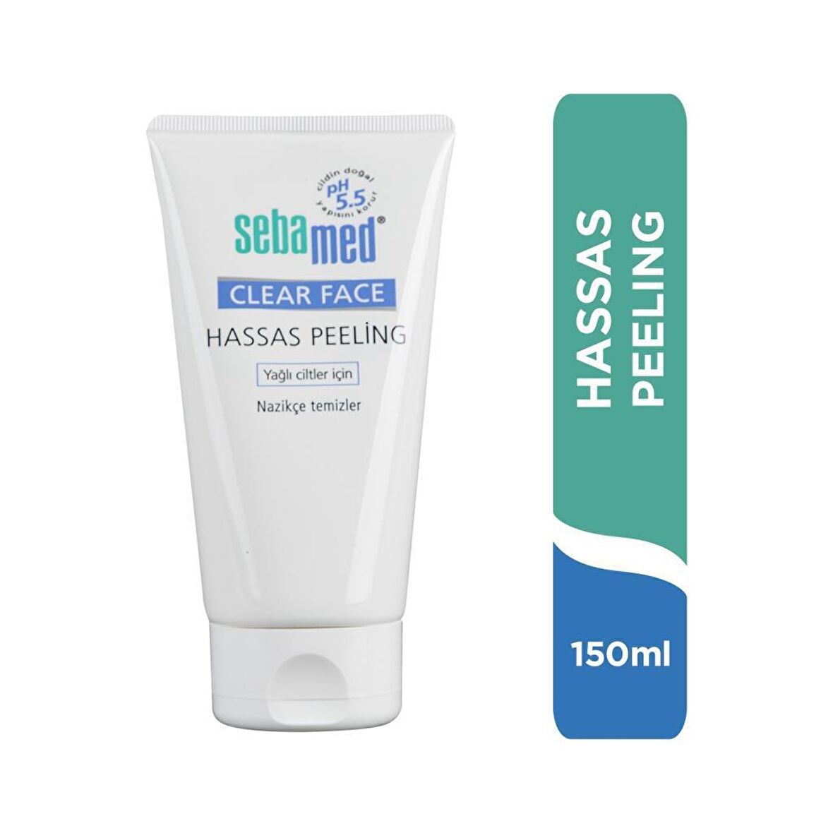 Sebamed Clear Face Hassas Ciltler için Yüz Temizleyici Peeling 150 ml