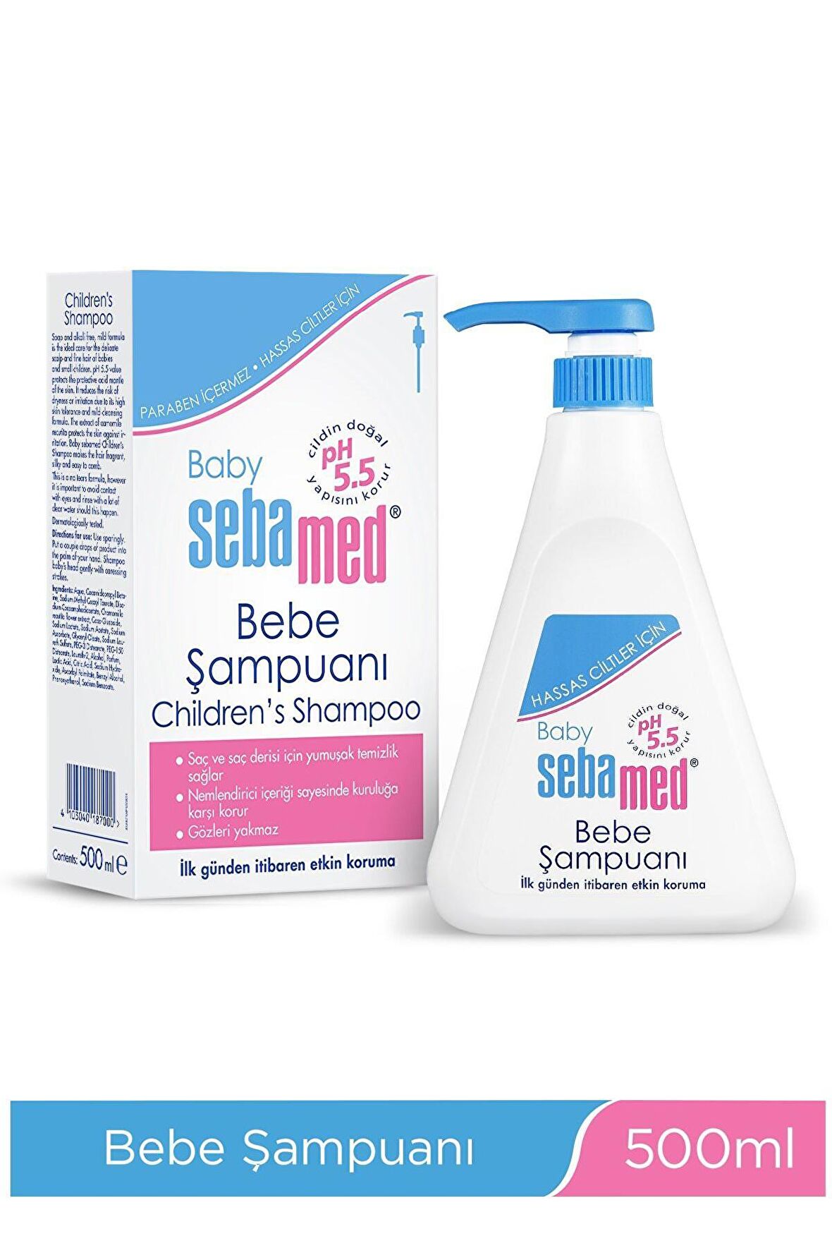 Sebamed Baby Göz Yakmayan Bebek Şampuanı 500 ml