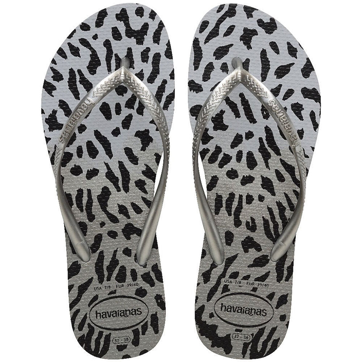 Slim Siyah Leopar Kadın Terlik
