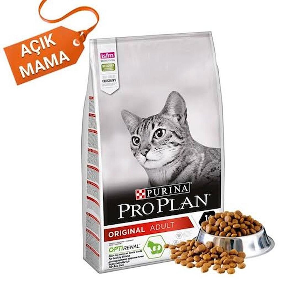 Purina Pro Plan Somonlu Yetişkin Kedi Maması 1 Kg Sızdırmaz Şeffaf Paket