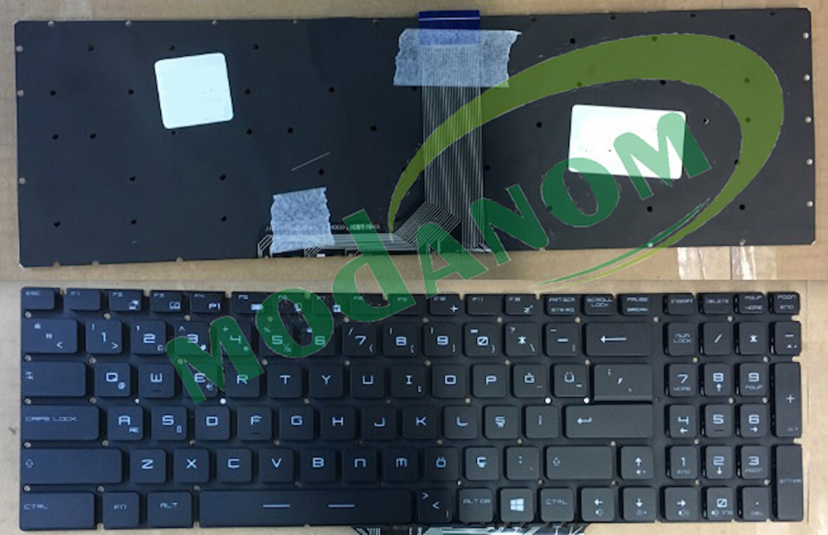 MSI GL62 6QF Klavye Siyah