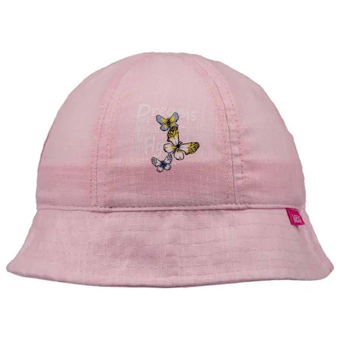 KELEBEK BASKILI KIZ MAKSİ ŞAPKA