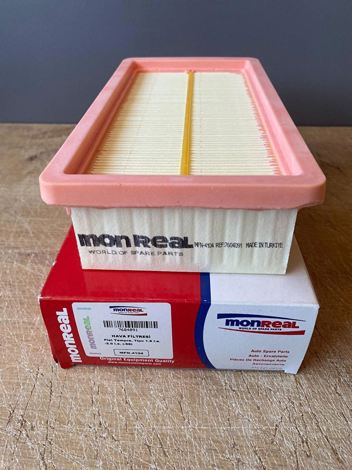 Monreal MFN-4104 Hava Filtresi Tempra Tipo 155 159 1.4 1.5 1.6 2.0 2.1 Karbüratörlü 7604091E 60809355