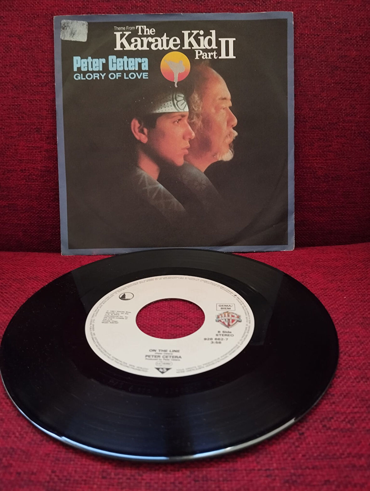 Peter Cetera – Glory Of Love (Theme From Karate Kid Part II) - 1986 Almanya  Basım 45 LİK PLAK-2.el