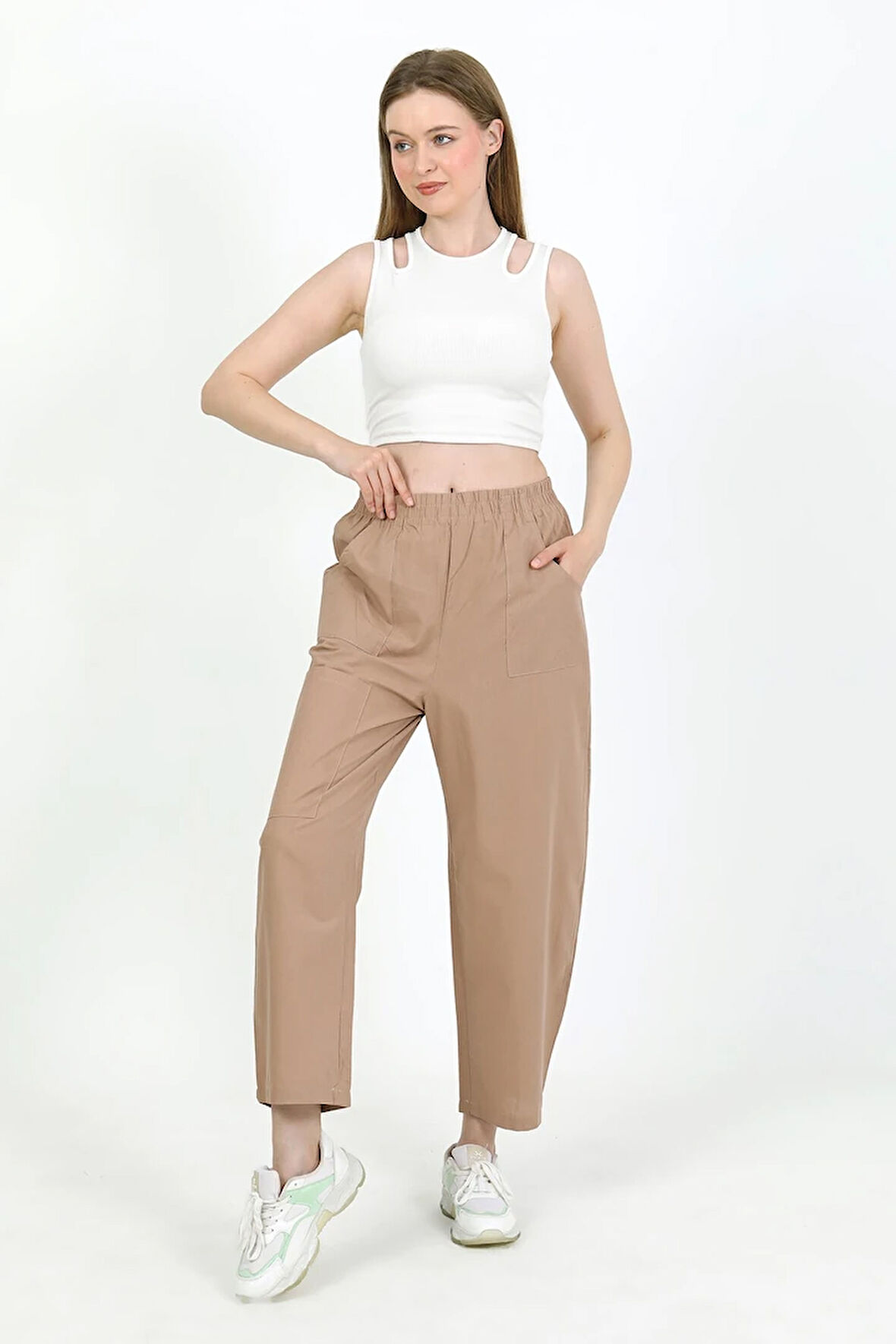 Rinora Cepli Keten Pantolon TNS-4111