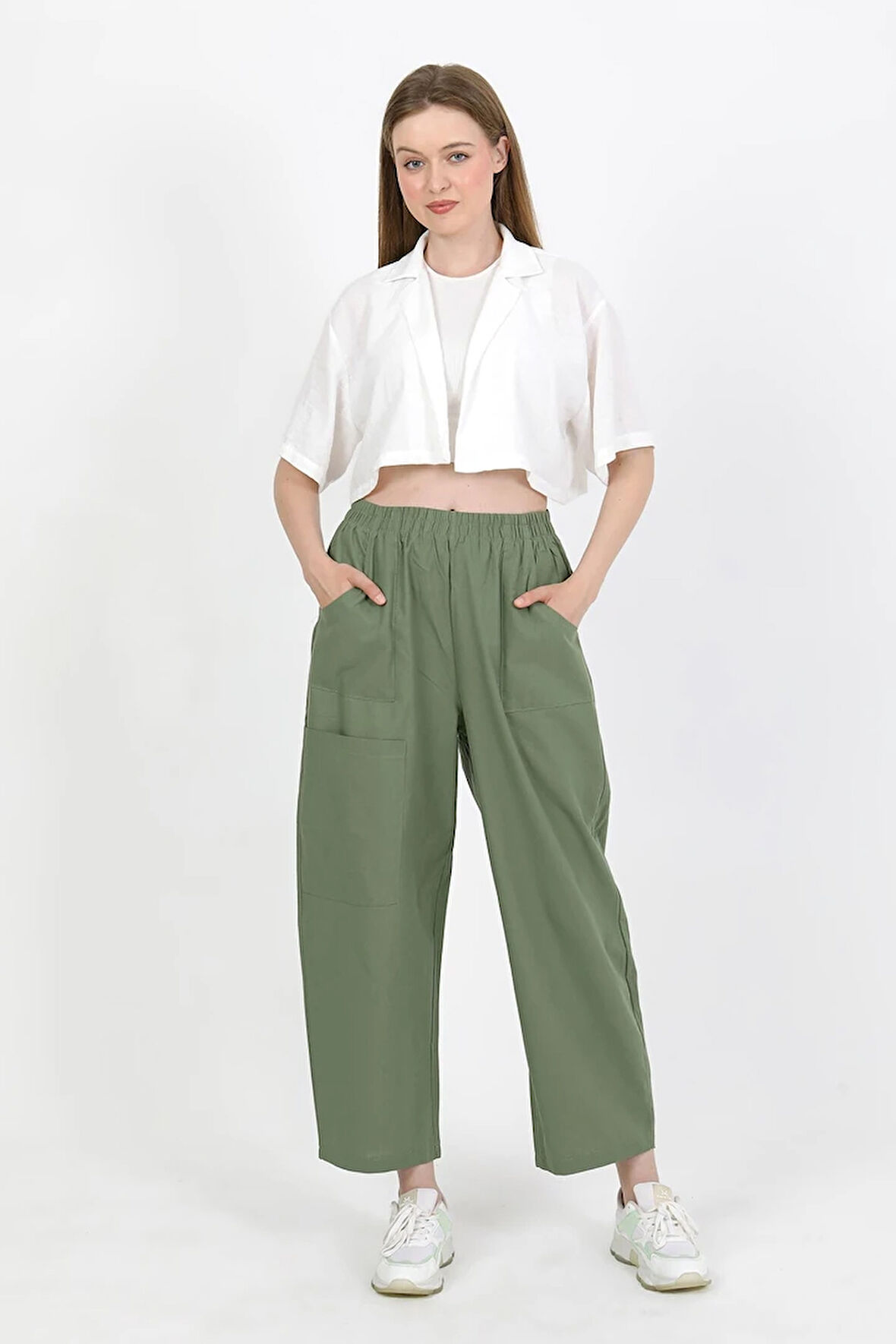 Rinora Cepli Keten Pantolon TNS-4111