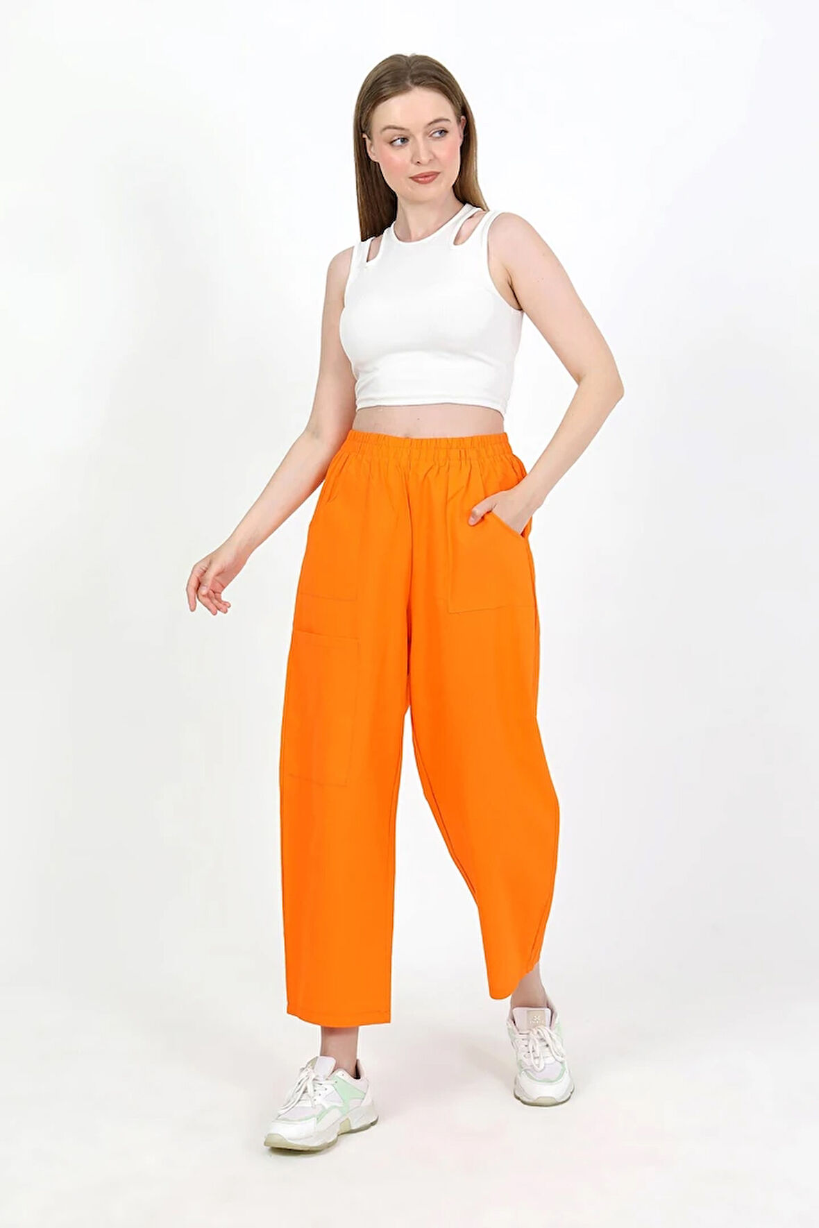 Rinora Cepli Keten Pantolon TNS-4111